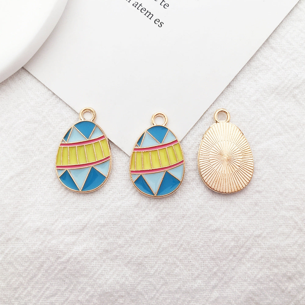 Wholesale Easter Egg Alloy Keychain Accessories